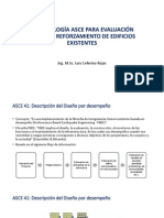 Metodología Asce para Evaluación Sísmica y Reforzamiento