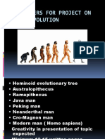 Parameters For Project On Human Evolution