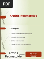 Artritis Reumatoide