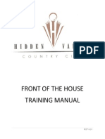 Front of House Training Manual