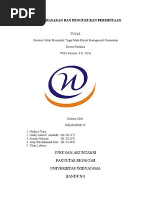 Makalah Riset Pemasaran Dan Peramalan Permintaan