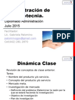 Administración Del Portafolio de Productos 2015