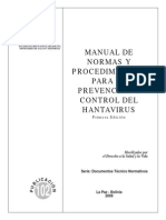Manual Hantavirus Bolivia 2009