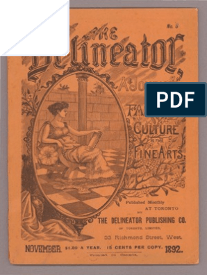 The Delineator Vol.40 No5 Nov 1892, PDF, Seam (Sewing)