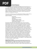 Importance of Soil Texture