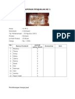 Laporan Penjualan Ke 1