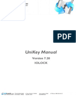 Unikey Manual 7.20 Uk