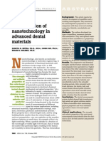 An Application of Nanotechnology in Advanced Dental Materials(1)