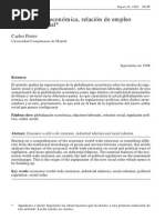 Globalización económica, relación de empleo y cohesión social+Carlos Prieto