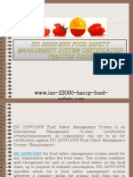 ISO 22000 2005 Food Safety Management System Certification Practice Guide