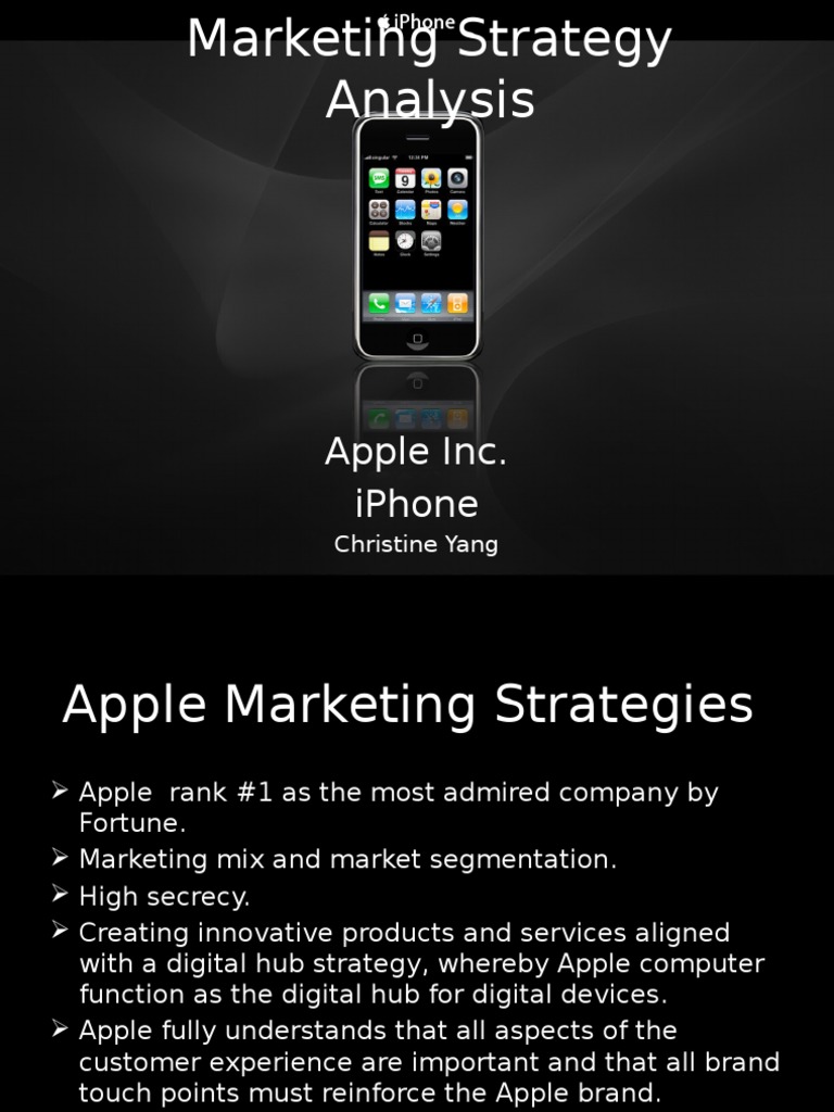 Apple iPhone Marketing Strategy Overview | PDF | Business