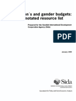 Womens and Gender Budgets An Annotated Resource List 489