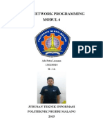 Tugas Network Programming Modul 4: Jurusan Teknik Informasi Politeknik Negeri Malang 2015