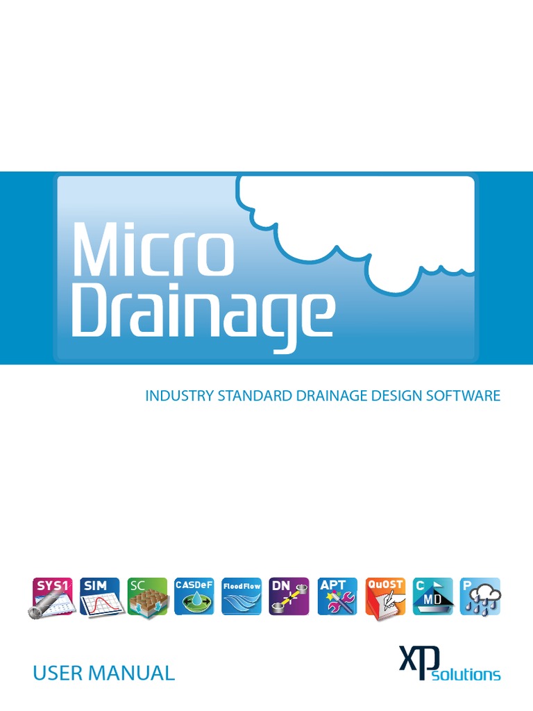 Micro Drainage Uk Manual | PDF | Spreadsheet | Menu (Computing)