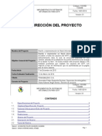 01 Plan de Direccion de Proyecto Sistema de Informacion SITP