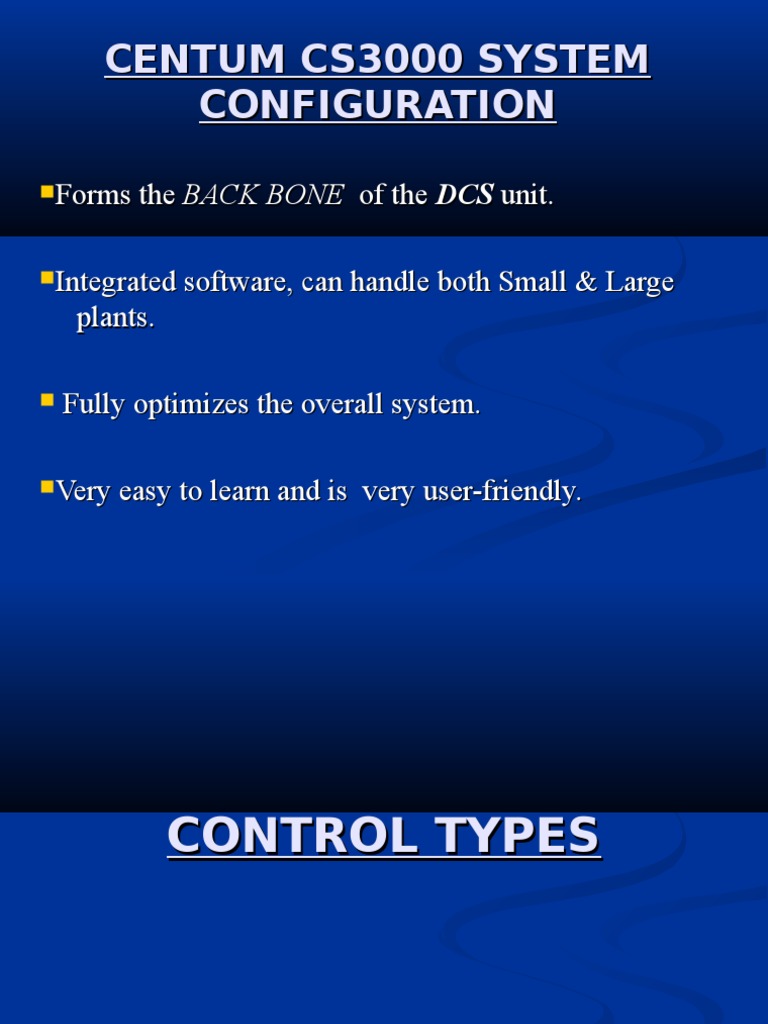 Centum Cs3000 System Configuration | PDF | Business | Computers