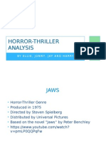 Horror Thriller Analysis