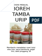 Disini Menjual Boreh Tamba Urip