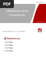 01-OBA000100 GPON Fundamentals