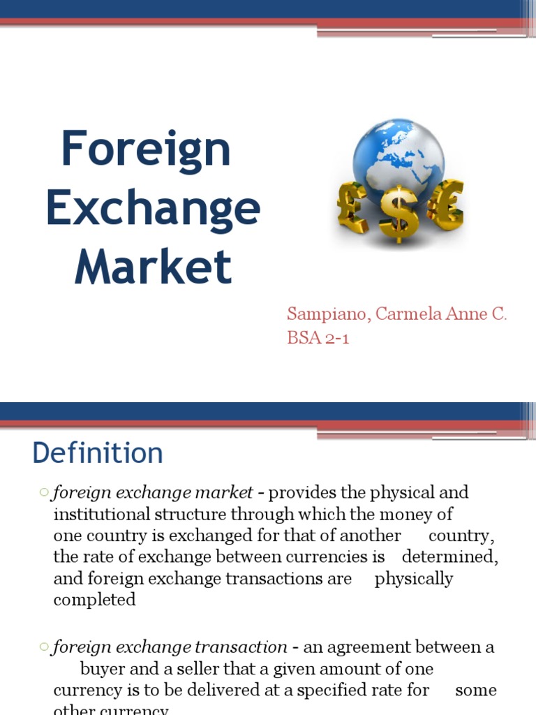 Foreign Exchange Market Overview | PDF | Foreign Exchange Market ...