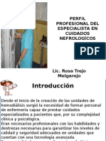 Perfil Del Profesional de Enfermeria en Cuidado Nefrologico