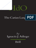 Adiego Carian Language