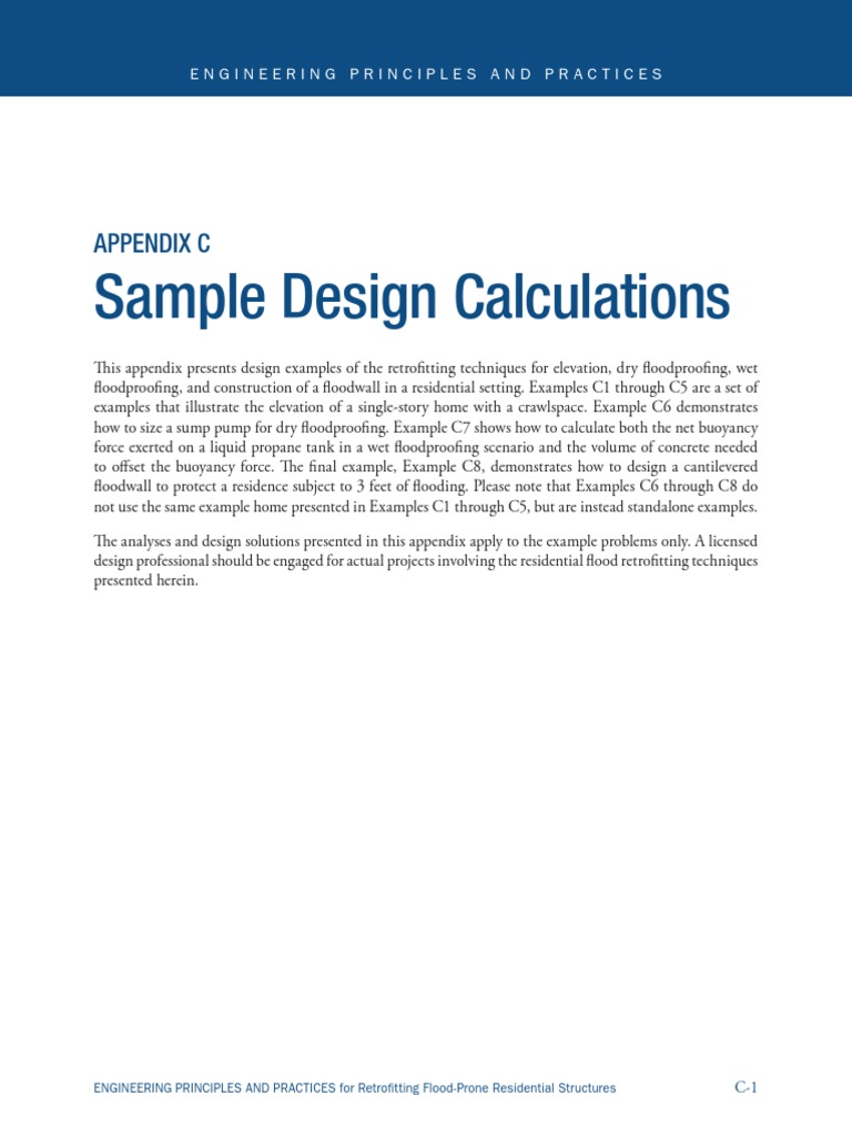 Simple Design Calculation (English) | PDF
