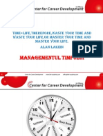 Time Management - Curs PDF