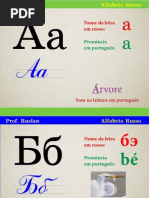 Russian Sirilic Alphabet