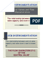 Control Valves Characteristics