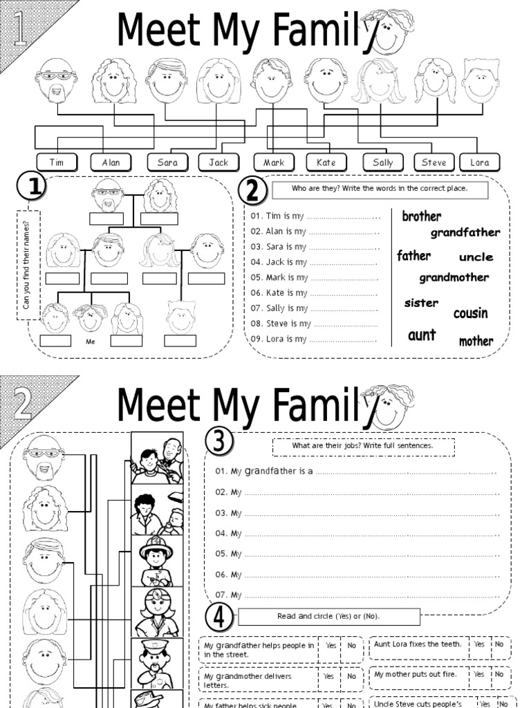 Meet My Family | PDF