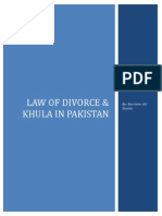 Law of Divorce in Pakistan (Article)