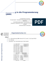 Einfu00FChrung Java SW