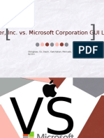 Apple Vs Microsoft GUI Dispute