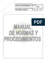 Manua de Normas y Proced Campos Clinicos