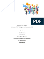 Qualitative Data Analysis An Analysis of NSU's Living Learning Communities (LLC)