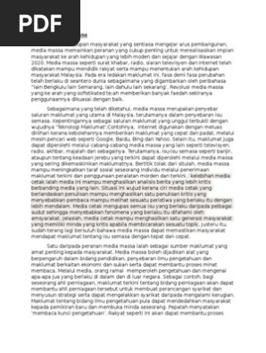 Faedah Media Massa Pdf