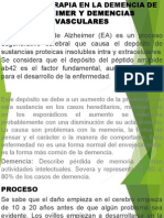 Farmacoterapia en La Demencia de Alzheimer y Demencias