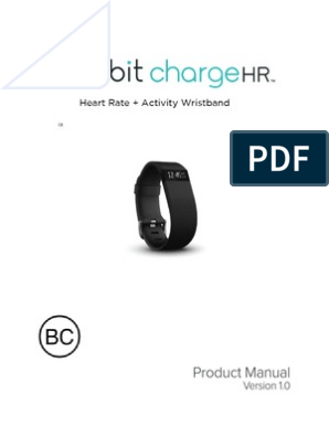charge hr user manual