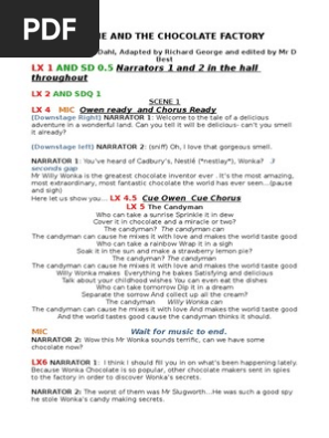 Charlie and the Chocolate Factory Play Script