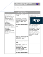 Planificacion Matematica 4 Año Mes de Septiembre