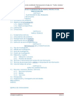 Esquema para La Elaboración de Un Proyecto de Investigación