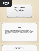 Translation techniques transliteration. А. Texts for translation. Direct translation. Types of translation techniques.
