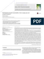 Development Towards Sustainability - How to Judge Past and Proposed Policies (Dittmar, 2013)