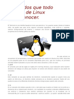 Comandos Que Todo Usuario de Linux Debe Conocer