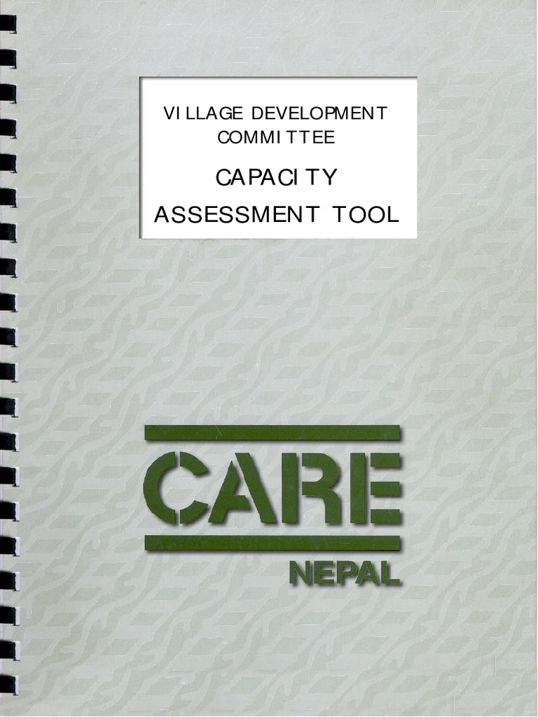VDC Capacity Assessment Tool Guide | PDF | Evaluation | Audit