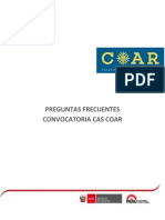 Preguntas frecuentes sobre convocatoria CAS COAR