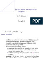 GEOS 5311 Lecture Notes: Introduction To Modflow: Dr. T. Brikowski