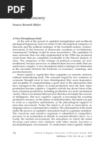 Franco Bifo Berardi - Schizo Economy 