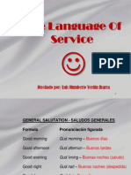 The Language Of Service